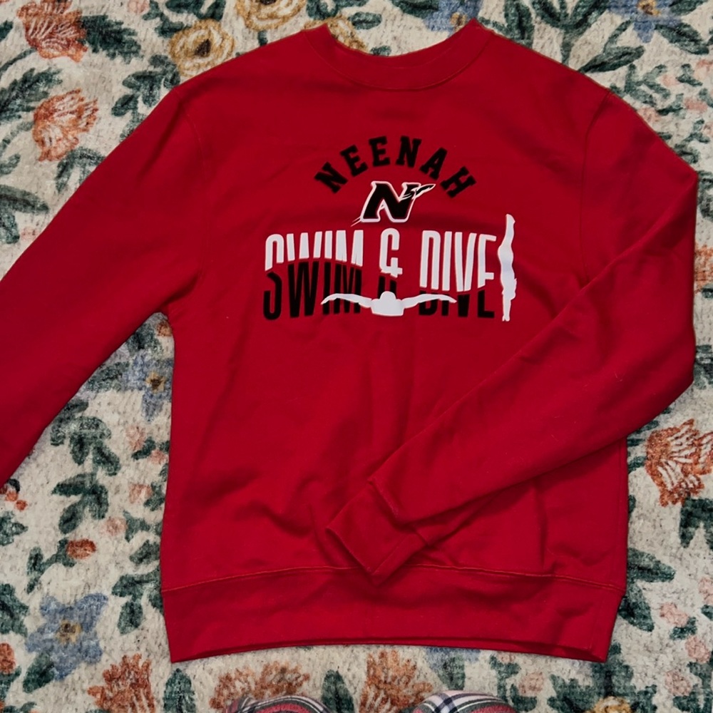 Neenah High school swim and dive crewneck